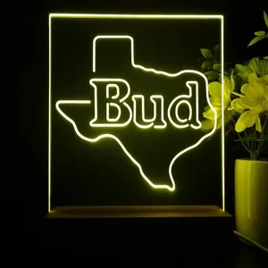 Bud Texas Map LED Desk Light