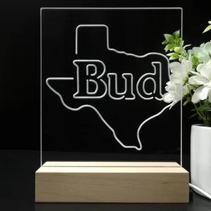 Bud Texas Map LED Desk Light
