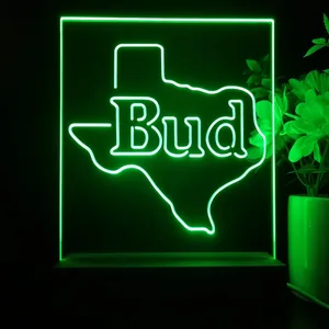Bud Texas Map LED Desk Light
