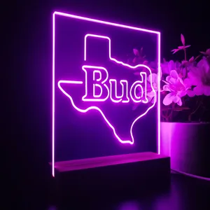 Bud Texas Map LED Desk Light
