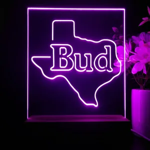 Bud Texas Map LED Desk Light