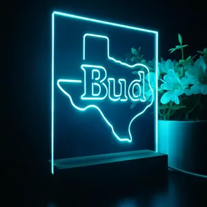 Bud Texas Map LED Desk Light