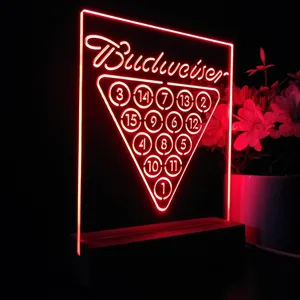 Budweiser 15 Ball Billiards Pool LED Desk Light