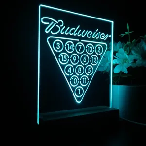 Budweiser 15 Ball Billiards Pool LED Desk Light