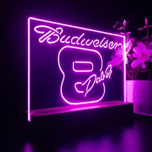 Budweiser 8 Dale Jr. LED Desk Light