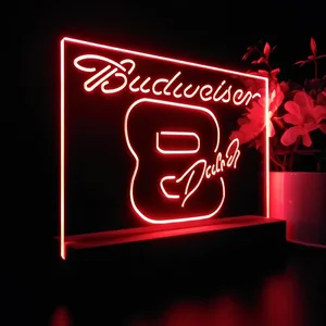 Budweiser 8 Dale Jr. LED Desk Light