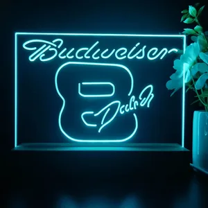 Budweiser 8 Dale Jr. LED Desk Light