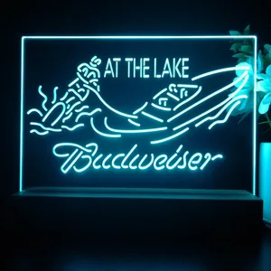 Budweiser At The Lake LED Desk Light
