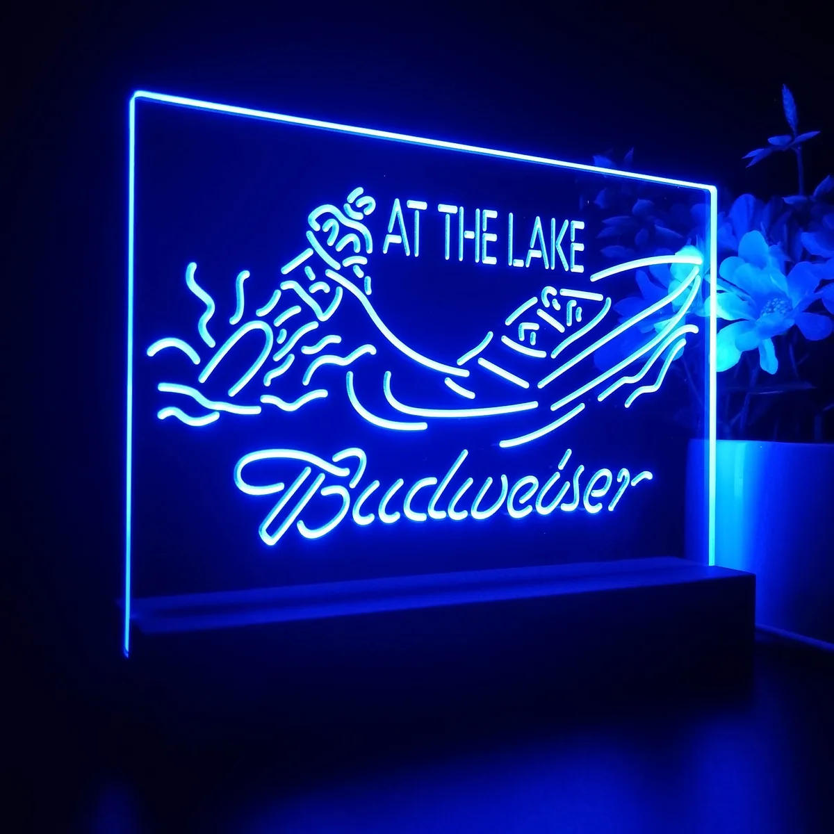 Budweiser At The Lake LED Desk Light
