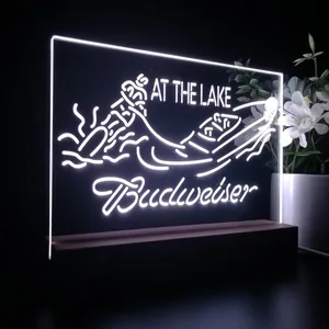 Budweiser At The Lake LED Desk Light