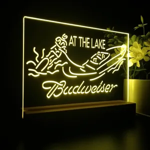 Budweiser At The Lake LED Desk Light