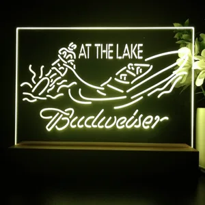 Budweiser At The Lake LED Desk Light
