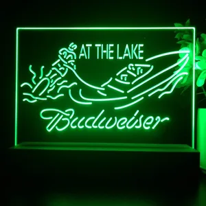 Budweiser At The Lake LED Desk Light