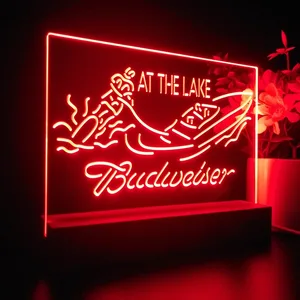 Budweiser At The Lake LED Desk Light