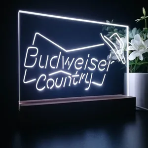 Budweiser Country Cowboy LED Desk Light