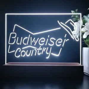 Budweiser Country Cowboy LED Desk Light