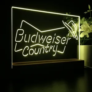 Budweiser Country Cowboy LED Desk Light
