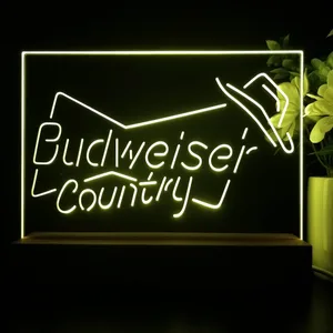 Budweiser Country Cowboy LED Desk Light