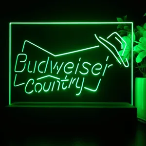 Budweiser Country Cowboy LED Desk Light