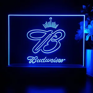Budweiser Crowned B LED Desk Light