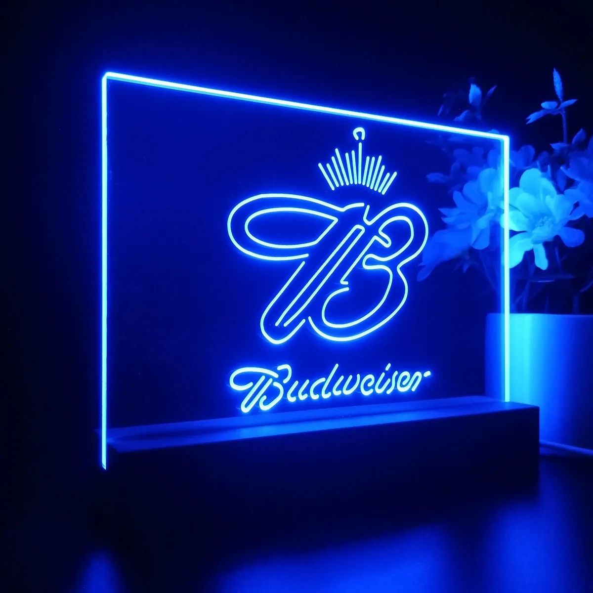 Budweiser Crowned B LED Desk Light
