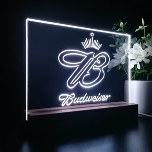 Budweiser Crowned B LED Desk Light