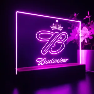 Budweiser Crowned B LED Desk Light