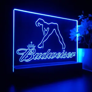 Budweiser Dancer Stripper LED Desk Light
