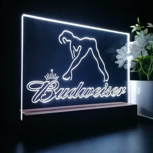 Budweiser Dancer Stripper LED Desk Light