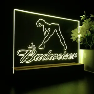 Budweiser Dancer Stripper LED Desk Light