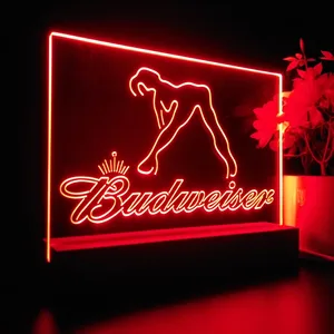 Budweiser Dancer Stripper LED Desk Light