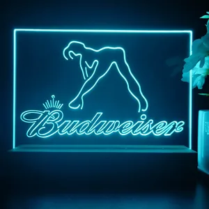 Budweiser Dancer Stripper LED Desk Light