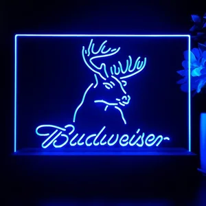 Budweiser Deer 2 LED Desk Light