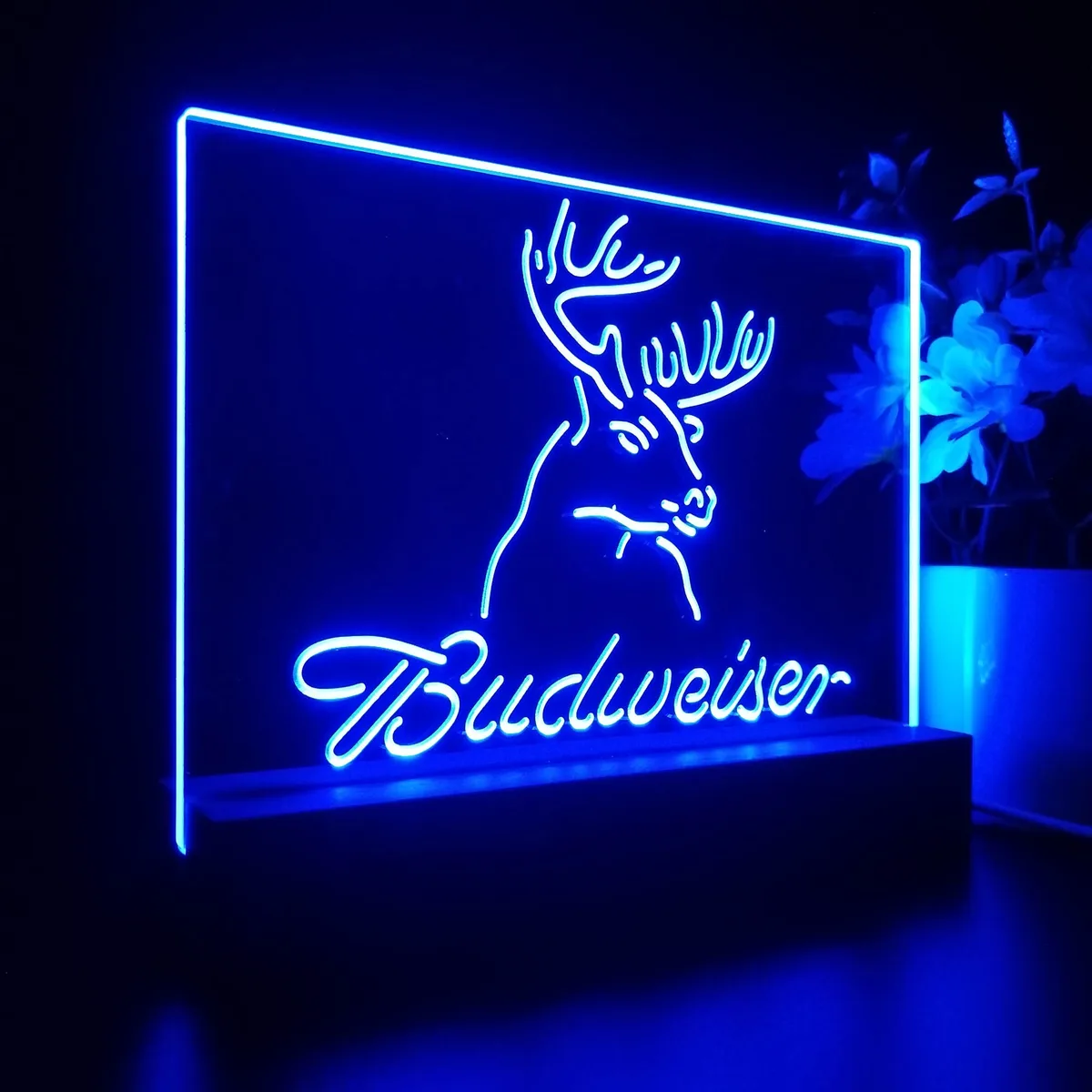 Budweiser Deer 2 LED Desk Light