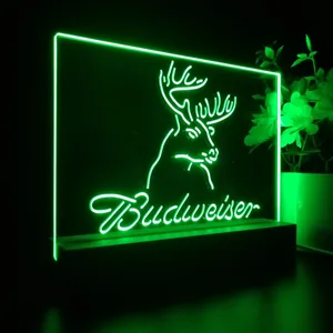 Budweiser Deer 2 LED Desk Light