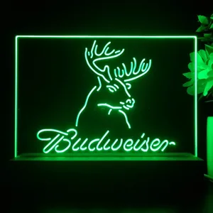 Budweiser Deer 2 LED Desk Light