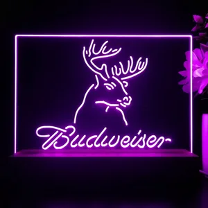 Budweiser Deer 2 LED Desk Light