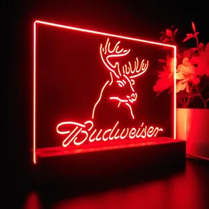 Budweiser Deer 2 LED Desk Light