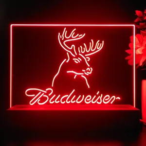 Budweiser Deer 2 LED Desk Light