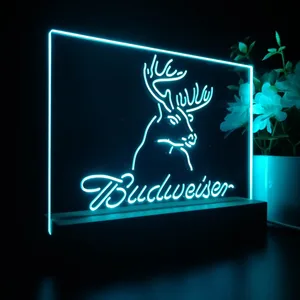 Budweiser Deer 2 LED Desk Light