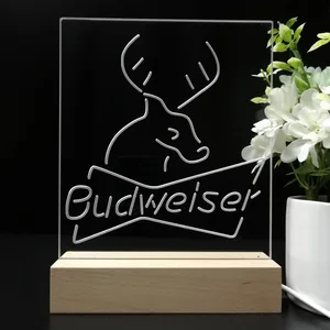 Budweiser Deer LED Desk Light