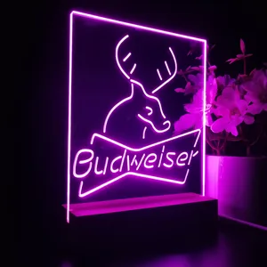 Budweiser Deer LED Desk Light