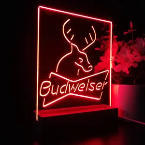 Budweiser Deer LED Desk Light
