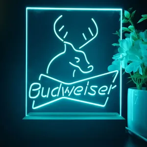 Budweiser Deer LED Desk Light