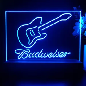 Budweiser Electric Guitar LED Desk Light