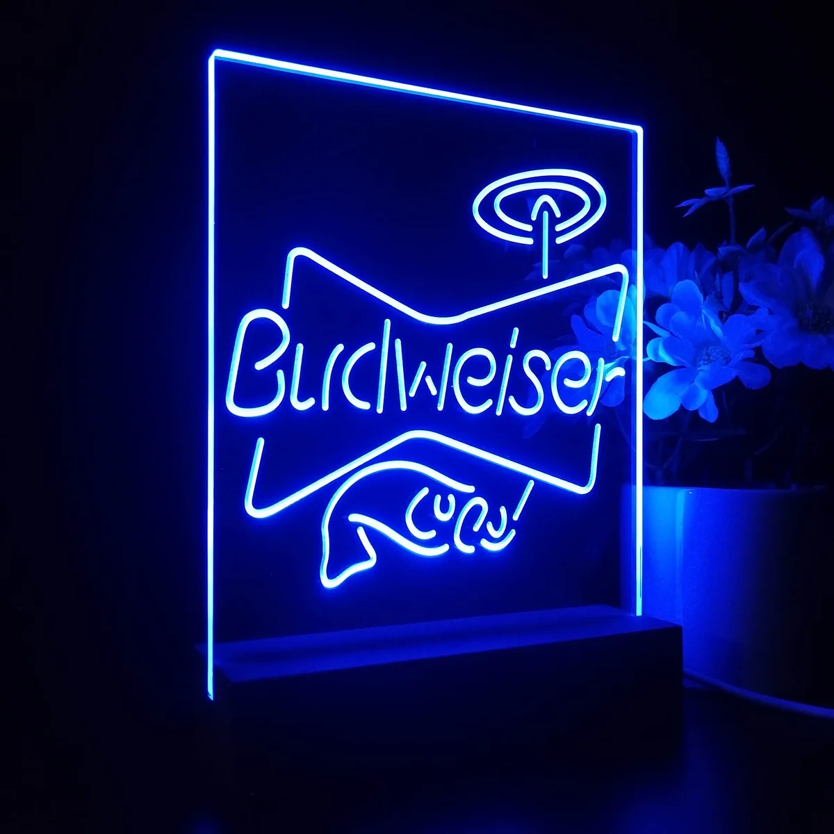 Budweiser Fishing LED Desk Light