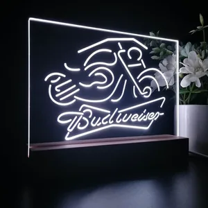 Budweiser Motorcycle LED Desk Light
