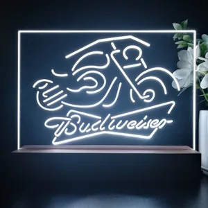 Budweiser Motorcycle LED Desk Light