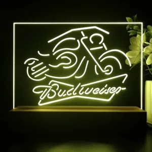 Budweiser Motorcycle LED Desk Light