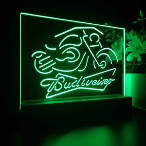 Budweiser Motorcycle LED Desk Light
